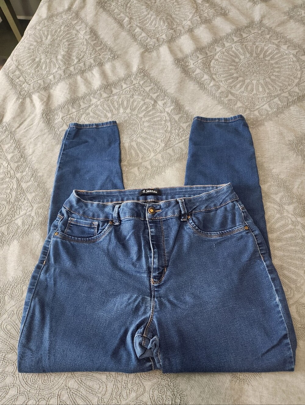 d. jeans Women's Classic Blue Skinny Jeans 14